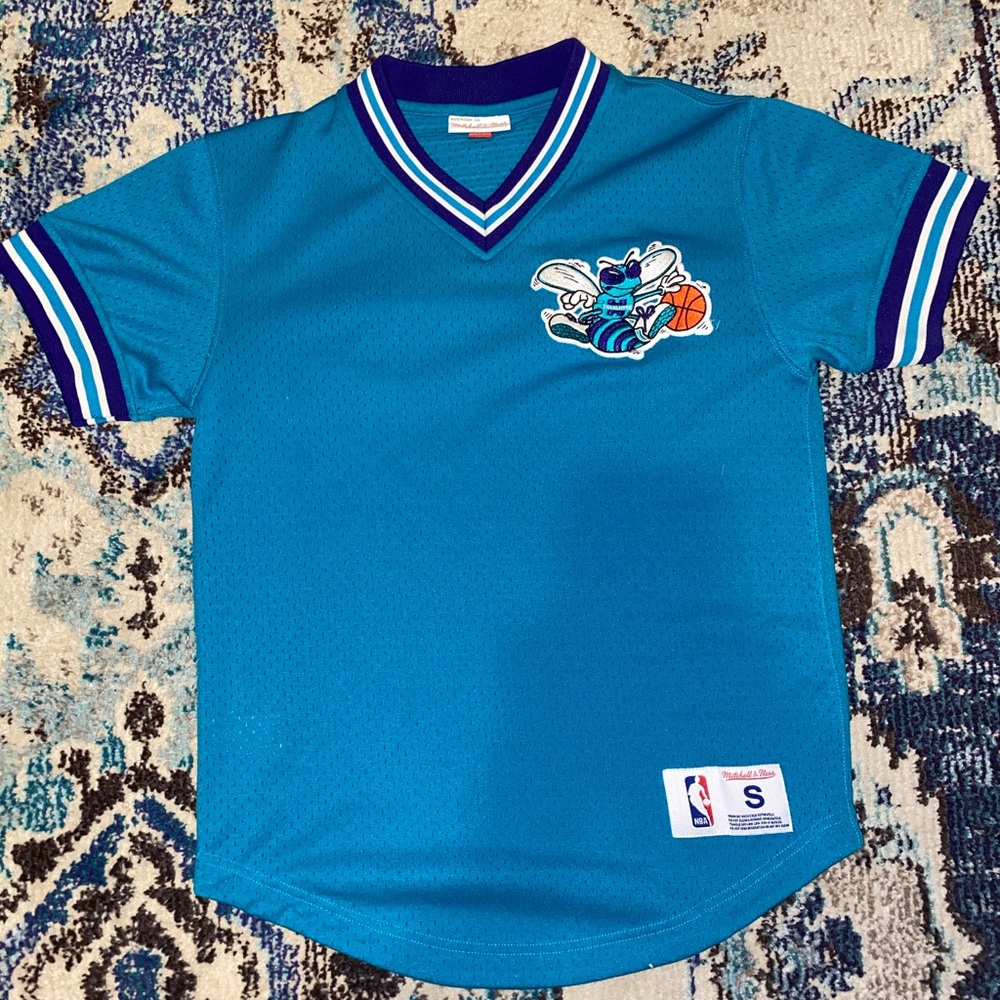 Authentic Mitchell & Ness Hornets Jersey
